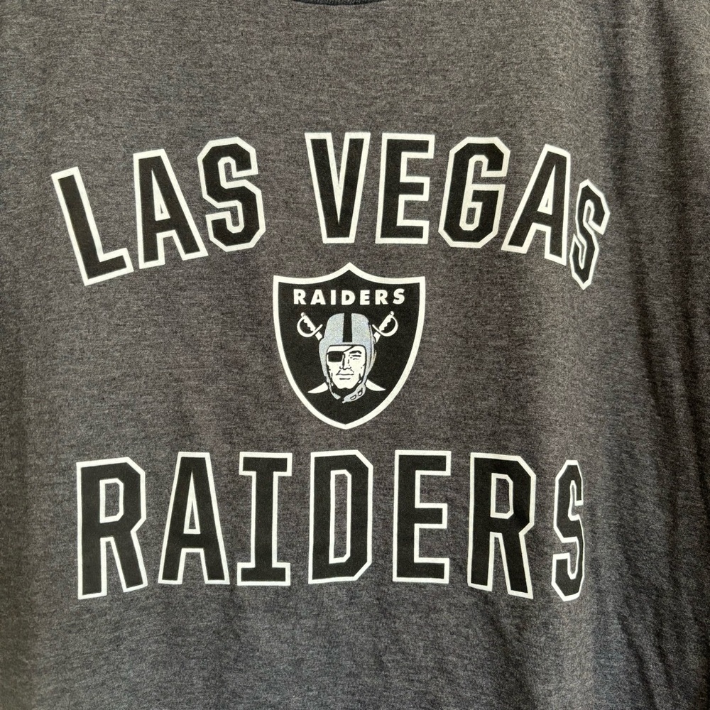Fanatics Dark Gray Las Vegas Raiders Tee